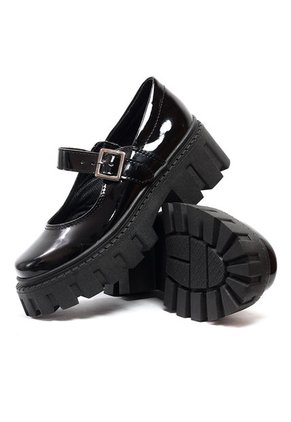 Zapatos Charol Negro Maniqueo Marib