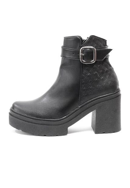 Botines Negro Maniqueo Essia