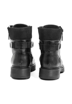 Botines Negro Maniqueo Lia