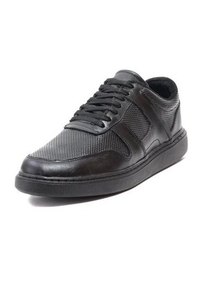 Zapatos Cuero Negro Maniqueo Silente