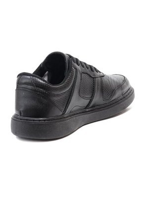 Zapatos Cuero Negro Maniqueo Silente