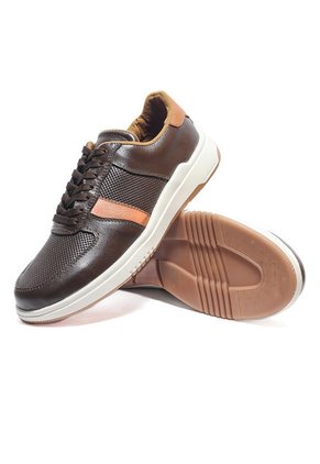 Zapatos Cuero Cafe-Miel Maniqueo Walker