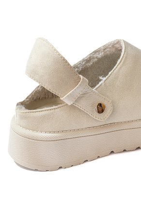 Mules Maniqueo Moka Beige