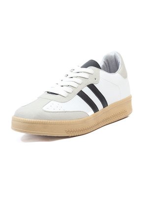 Tenis Blanco-Negro Maniqueo Beni