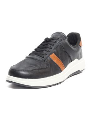 Zapatos Cuero Negro-Miel Maniqueo Walker