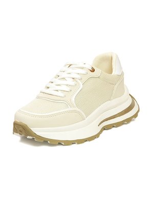 Tenis Mujer Beige Maniqueo Jupiter