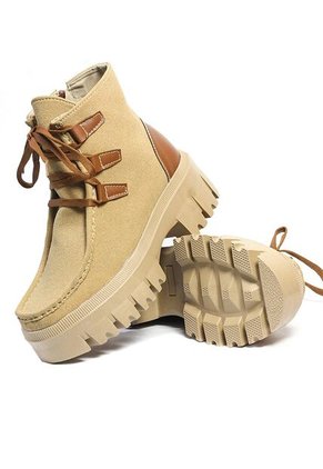 Botines Miel Maniqueo Mila