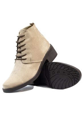 Botines Beige Maniqueo Vera