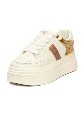 Tenis Mujer Talco-Rosa-Dorado Maniqueo Infinity