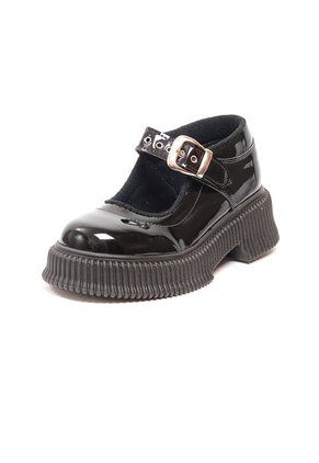 Zapatos Niña Charol Negro Maniqueo Dallas