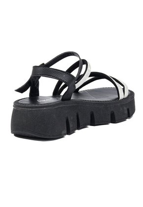 Sandalias Negro Maniqueo Brisa