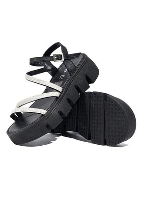 Sandalias Negro Maniqueo Brisa