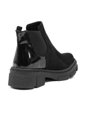 Botines Negro Maniqueo Siena