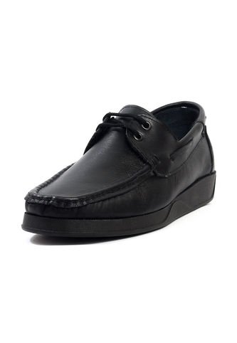 Zapato Colegial Niño Cuero Negro Maniqueo Marrone Maniqueo