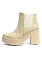 Botines Mujer Beige Maniqueo Gia de Maniqueo