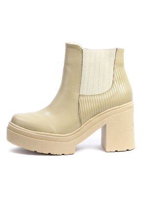 Botines Mujer Beige Maniqueo Gia