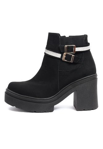 Botín Mujer Negro Maniqueo Dalia Maniqueo