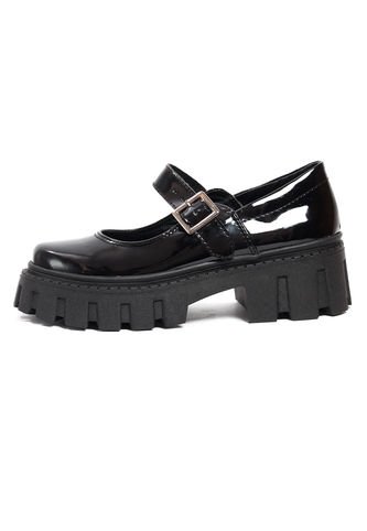 Zapatos Charol Negro Maniqueo Marib Maniqueo