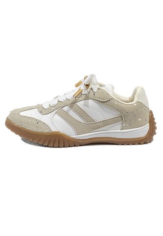 Tenis Beige Maniqueo Glam Maniqueo