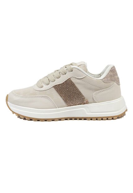 Tenis Beige Maniqueo Eclat
