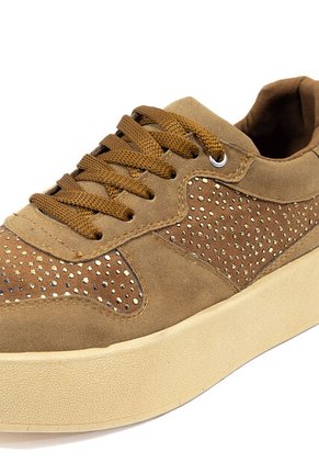 Tenis Miel Maniqueo Retro