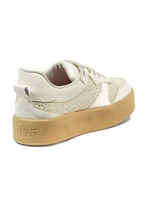 Tenis Beige Maniqueo Retro