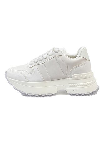 Tenis Blanco Maniqueo Heel Maniqueo