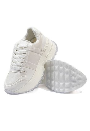 Tenis Blanco Maniqueo Heel