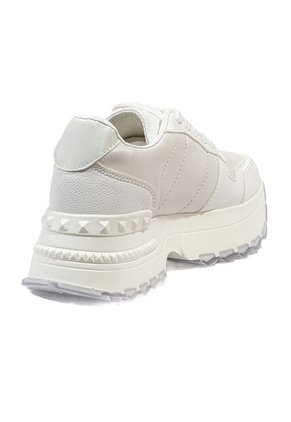 Tenis Blanco Maniqueo Heel