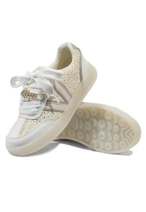 Tenis Blanco Maniqueo Velvet