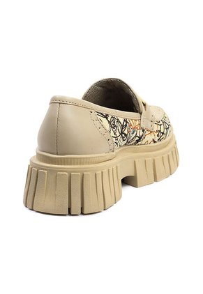 Mocasín Mujer Beige Maniqueo Hera