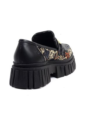 Mocasín Mujer Negro Maniqueo Hera