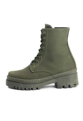 Botines Verde Maniqueo Amber Maniqueo