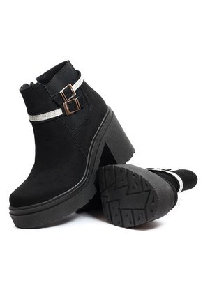 Botín Mujer Negro Maniqueo Dalia