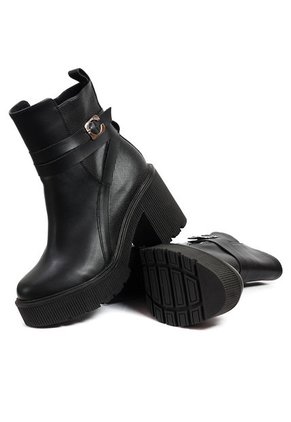 Botines Mujer Negro Maniqueo Kenia