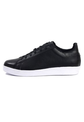 Tenis Cuero Negro Maniqueo Steve