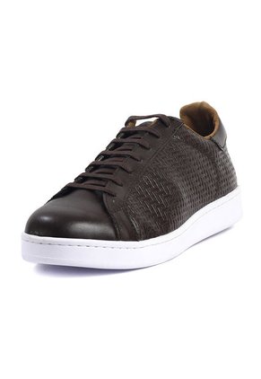 Tenis Cuero Café Maniqueo Steve