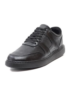 Zapatos Cuero Negro Maniqueo Silente