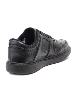 Zapatos Cuero Negro Maniqueo Silente