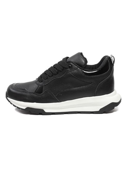 Tenis Mujer Negro Maniqueo Lucy
