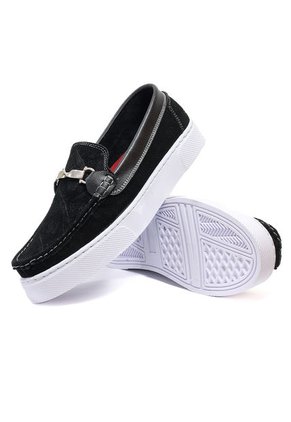 Zapatos Cuero Negro Maniqueo Raval