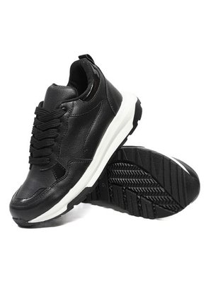 Tenis Mujer Negro Maniqueo Lucy