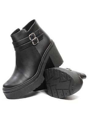 Botines Negro Maniqueo Nova