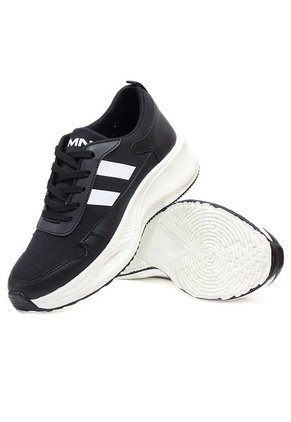 Tenis Negro-Blanco Maniqueo Dynamik