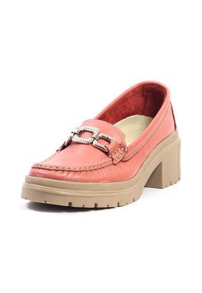 Mocasines Cuero Rosa Maniqueo Lille