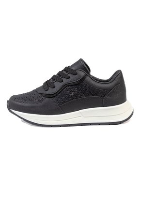 Tenis Negro Maniqueo Golden