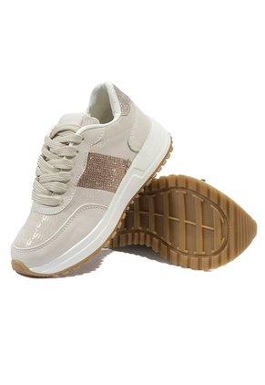 Tenis Beige Maniqueo Eclat