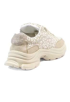 Tenis Beige Maniqueo Linear
