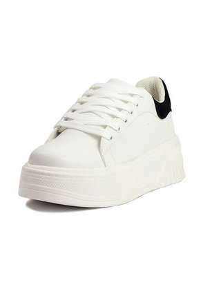 Tenis Blanco-Negro Maniqueo Queen