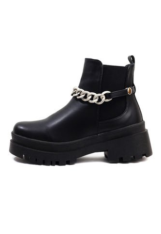 Botines Negro Maniqueo Anna Maniqueo